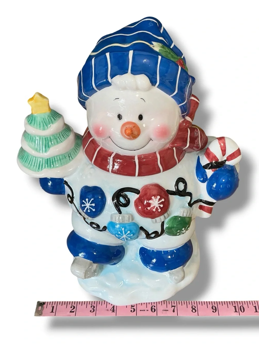 Houston Harvest Holiday Snowman Cookie Jar